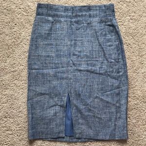 Ann Taylor pencil skirt (denim)